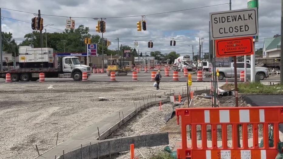 Telegraph and 7 Mile construction tests patience of drivers