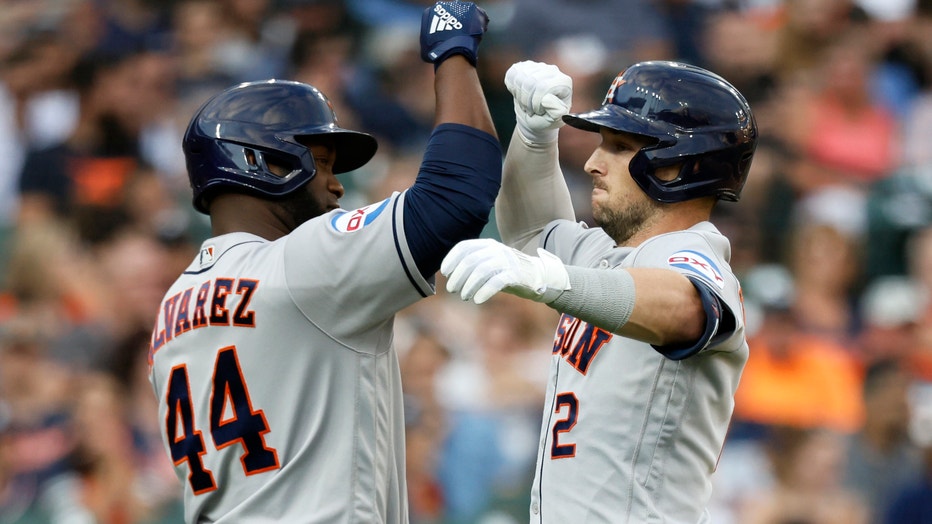 Alex Bregman drives in 4 runs to help lead the Astros to a 9-2 win over the  Tigers