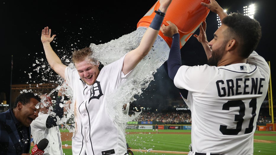 Tigers rookie Parker Meadows hits first career homer in ninth to