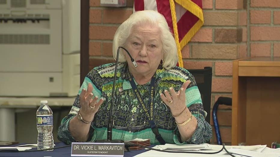 Superintendent Dr. Vickie L. Markavitch.