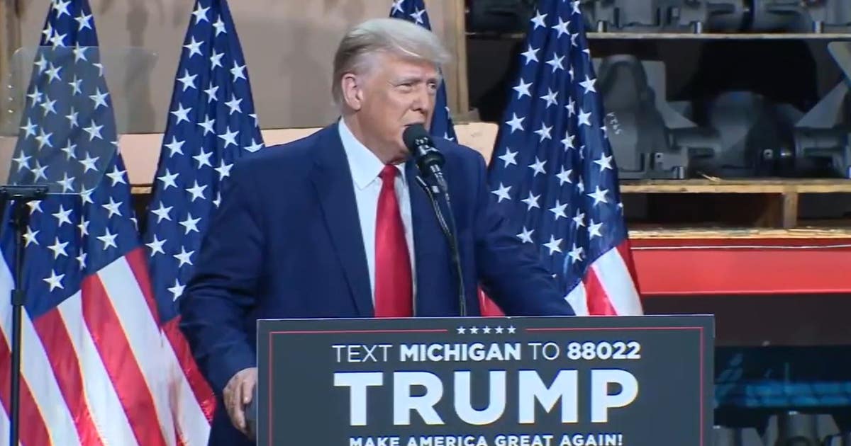 WATCH: Trump in Michigan to compete for union votes as GOP debates in ...