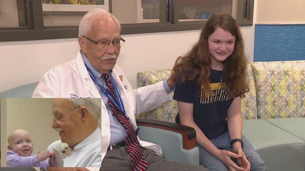 Childhood cancer survivor gets college scholarship from doctor who