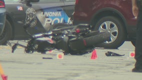 Prognosis unclear after off-duty Livonia police officer struck on motorcycle