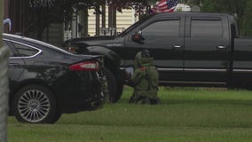 Bomb squad diffuses homemade explosive on truck in Wayne