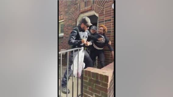 Detroit police place 2 officers on administrative duty after video showing arrest on city's east side