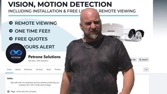 He's no angel! Security camera installer picks unlikely victim