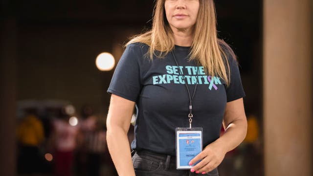 Brenda Tracy went public with Mel Tucker accusations after her name was leaked, says statement