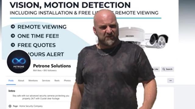 He's no angel! Security camera installer picks unlikely victim