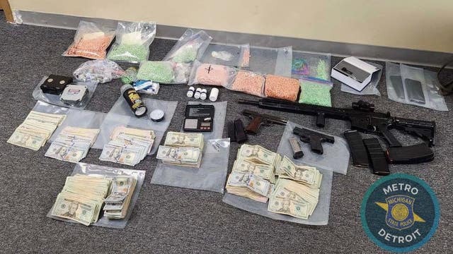 $145K in cash, 19K+ meth pills disguised as Adderall and Xanax seized during Macomb County raids