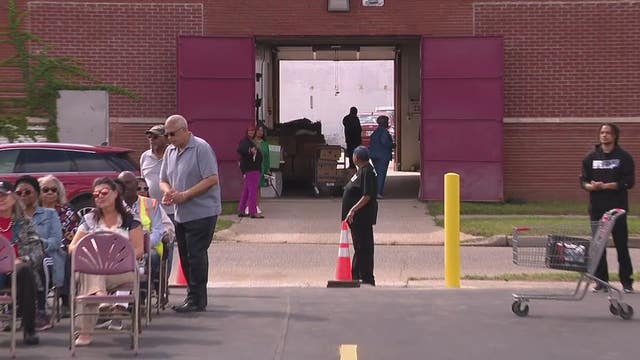 New drive-through created at Detroit food pantry