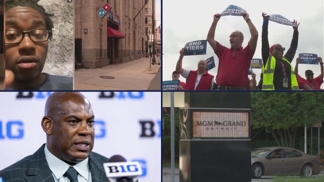 Cop recognizes murder suspect at Domino's • Mel Tucker, accuser respond • Latest on UAW negotiations