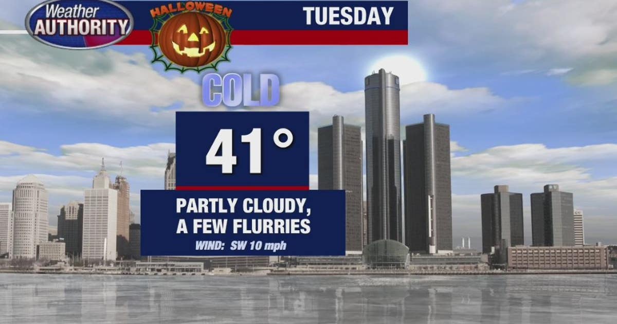 Chance of snow flurries for chilly Halloween forecast | FOX 2 Detroit