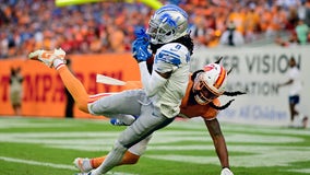 Jared Goff throws and runs for TDs, helping the Lions bounce back with a  20-6 win over Falcons, Football