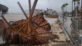 Norma slams into Mexico’s southern Baja California Peninsula lashing region with heavy rain, high winds