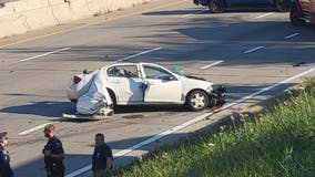 Driver killed after crashing into disabled U-Haul box truck on Lodge freeway