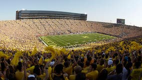 Tickets to multiple Big Ten games found in name of suspended U-M football staffer: AP sources