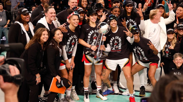 Las Vegas Aces become first repeat WNBA champs in 21 years, beating New York Liberty 70-69 in Game 4