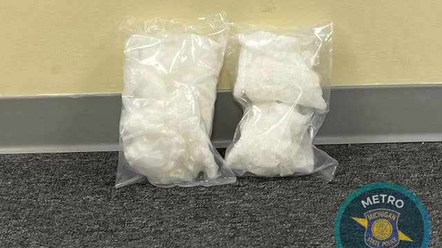 Police agencies make bust seizing $40,000 of crystal meth in Detroit