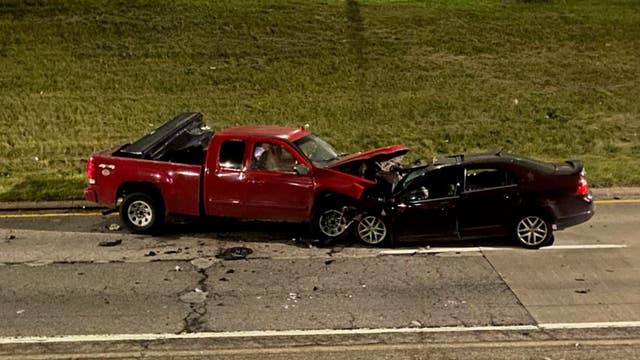 Wrong-way driver dead after crash on Detroit freeway ramp
