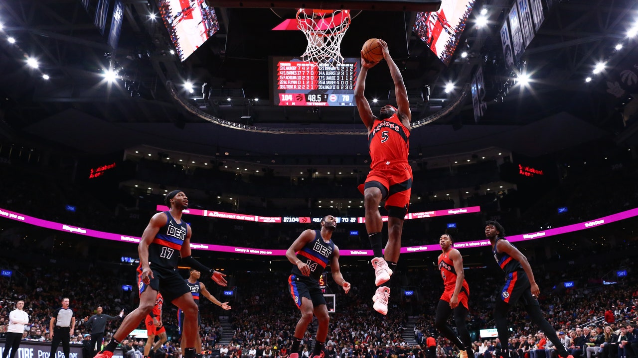 Raptors Set Franchise Record With 44 Assists, Hand Detroit 11th Straight Loss