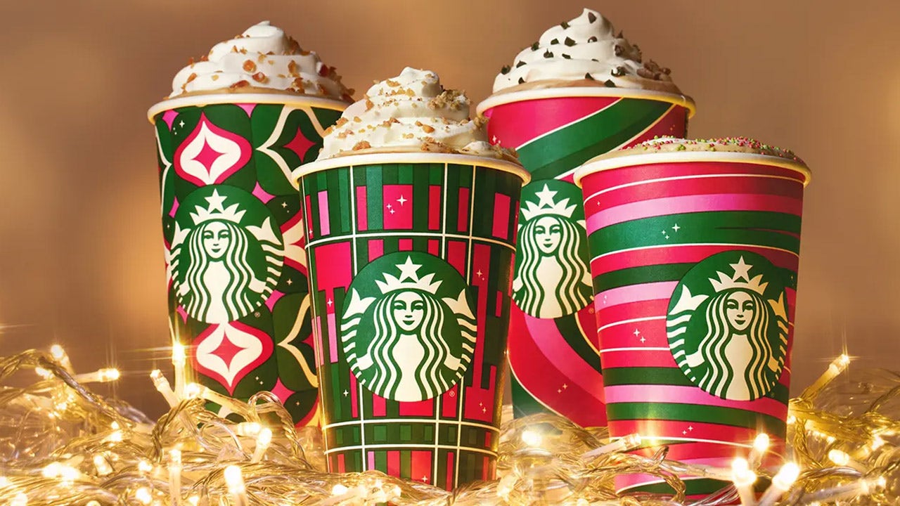 Starbucks holiday cups are back with explosion of red and green Christmas  colors 