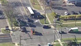 Semi-truck crash kills pedestrian, closes Taylor intersection