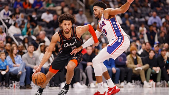 Joel Embiid has 33 points and 16 rebounds, 76ers beat Pistons 114-106 for 7th straight win