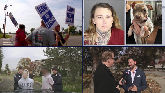 Woman flees police, abandons puppy in dumpster • Detroit mom arrested after leaving baby on beach • UAW latest