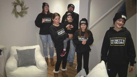 Brave 3-year-old cancer survivor and family gets surprise home makeover