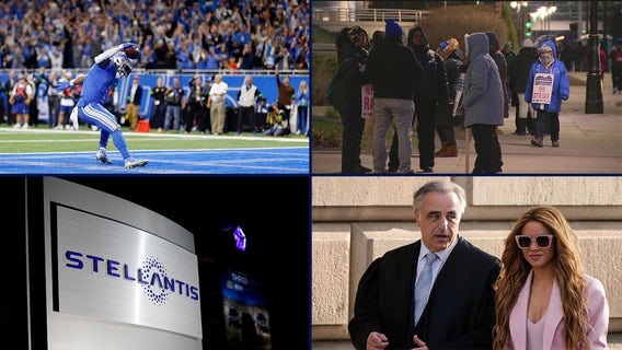 Roger Goodell lauds the Detroit Lions • Workers at one Detroit casino remain on strike • Stellantis plant fire