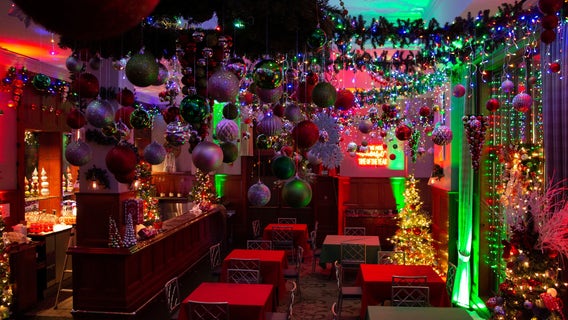 Royal Park Hotel bar transforms into winter wonderland for holiday season