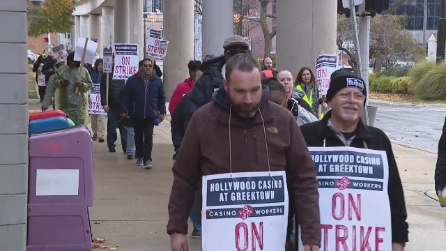 With challenges building for striking Detroit casino workers, council puts out donation bins