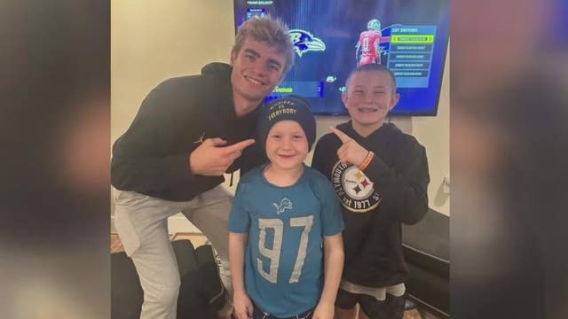 7-year-old battling leukemia forges special bond with Michigan quarterback