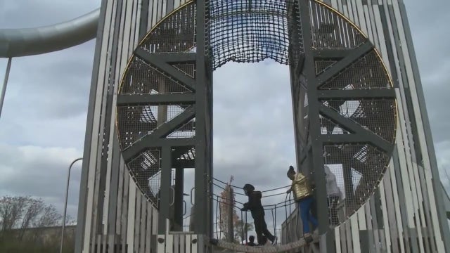 Gateway to Joe Louis Greenway opens on Detroit's west side