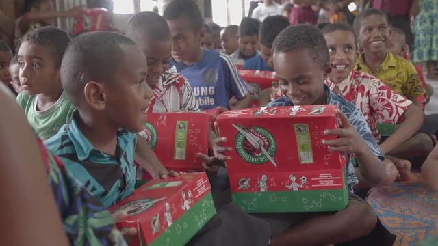 Operation Christmas Child delivers gifts to children in need around the world - starting with a shoebox