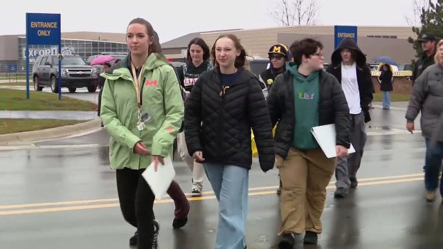 Oxford students walk out, protesting district 2 years after school shooting