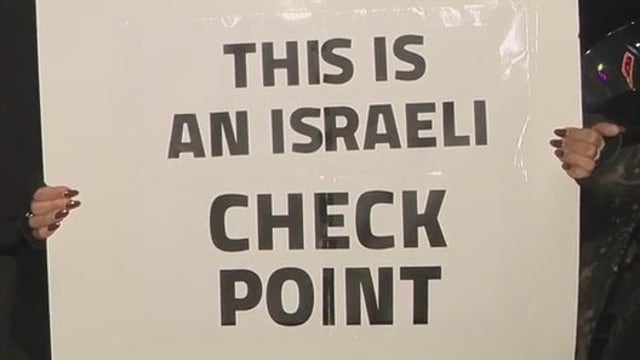 Pro-Palestinian demonstrators block traffic on I-94 near Greenfield