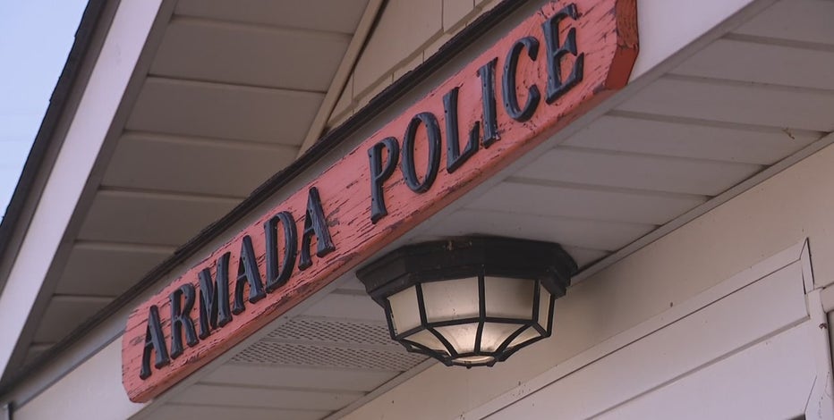 Armada police officer thrown down stairs, suffers spinal fracture while serving court order