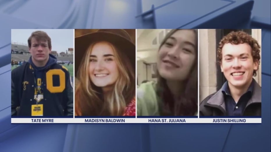 Oxford students killed during school shooting on Nov. 30, 2021.