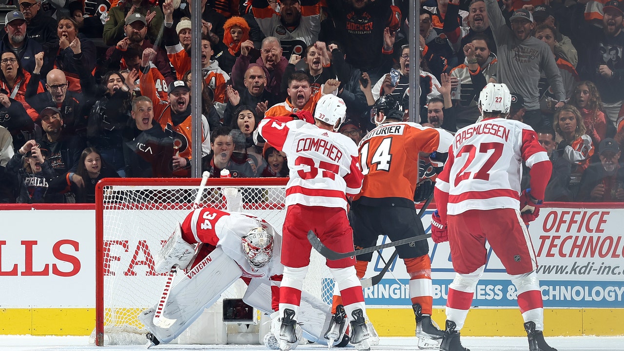 Ersson Stops 34 Shots, Cam York Scores To Lead Flyers Past Red Wings 1-0