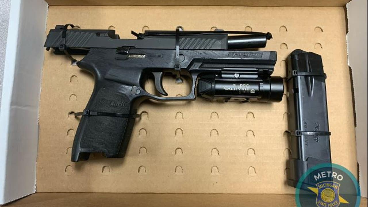 Detroit man found with gun under driver seat after being stopped for drunk driving suspicion