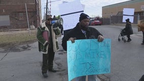 Ex workers at Detroit trucking company stage protest, allege racial harassment