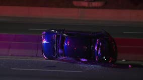 4 seriously hurt after rollover crashed caused by speeding driver on I-94 in Detroit