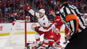 Jordan Staal breaks 2nd-period tie, Hurricanes beat Red Wings 2-1