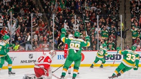 Kirill Kaprizov scores in 4th straight game as Wild beat the Red Wings 6-3