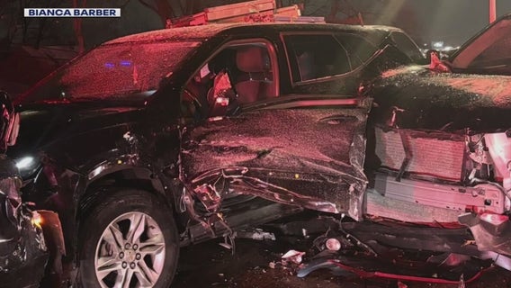 'Nowhere to go': Drivers suffer minor injuries during Telegraph pile-up in Redford Township