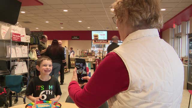 Wisconsin boy's Kwik Trip birthday; Cooper celebrates 6th in unique way