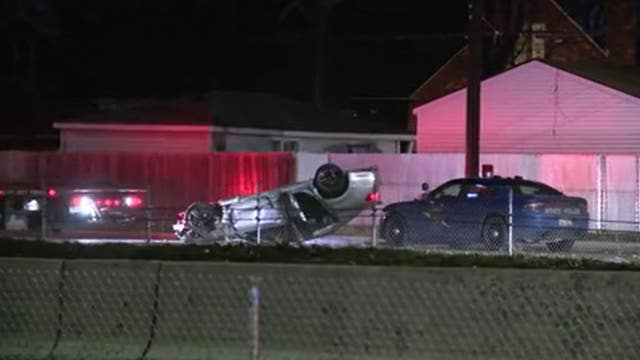 Driver goes airborne, causes fatal crash after fleeing police on Southfield Freeway