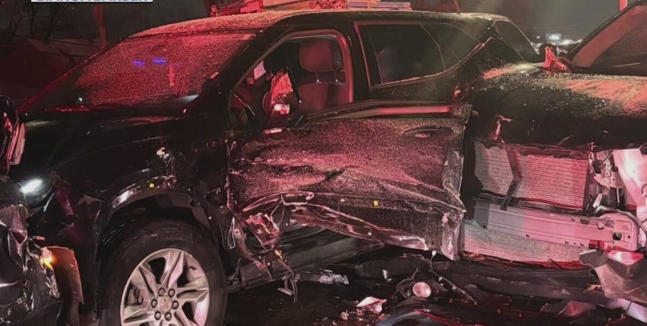 'Nowhere to go': Drivers suffer minor injuries during Telegraph pile-up in Redford Township