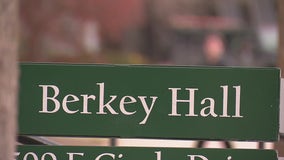 Berkey Hall at MSU opens to protest 10 months after school's mass shooting